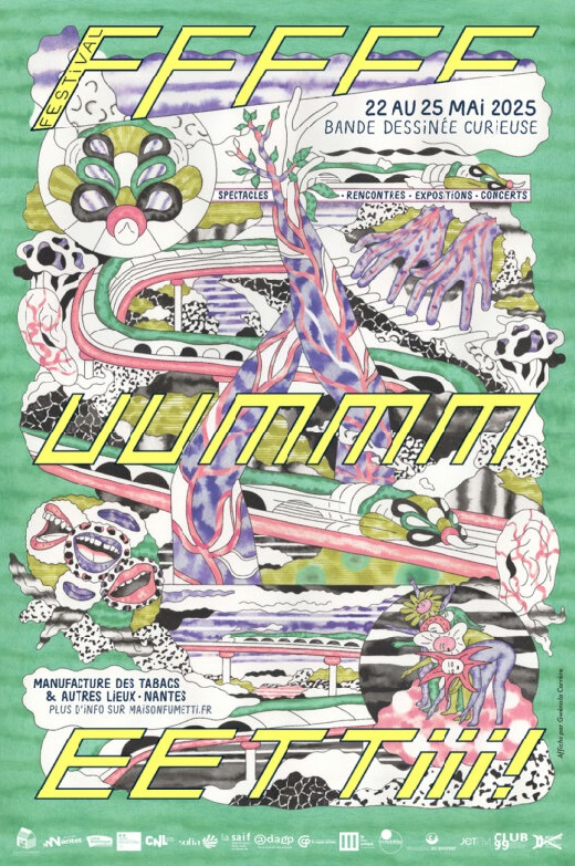 Affiche du festival fumetti 2025